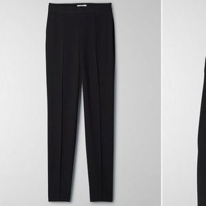 Aritzia Babaton Black Mayfair High Rise Pants